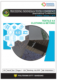 PROCEEDING INDONESIAN TEXTILE CONFERENCE  “TEXTILE 4.0 CLOTHING & BEYOND “ (e-book)